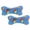 2PK Blue No Stuff Birthday Celebration Bone, variant on Tuffy® - Mighty® Bone Ultra Durable Plush Dog Toy with Multiple Layers & Reinforced Seams, Washable and Floats, Vinyl Bone & Fleece