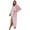 Dusty Pink, variant on U2SKIIN Womens Fleece Hooded Robe, Full Length Soft Thick Plush Bathrobe,(Rose,L-XL)