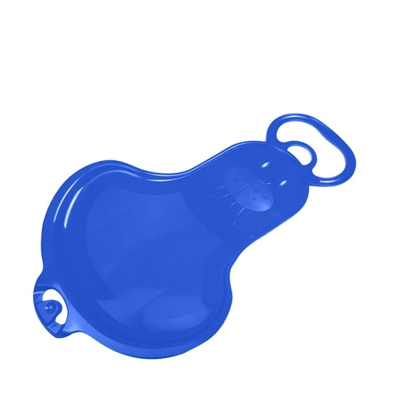 Traîneau de Neige en Plastique Durable Bleu pour Enfants, Activités Extérieures d'Hiver, 24,8 X 14,9 Pouces, Toboggan Épaissi pour Neige, Sable et Herbe, Glisse Sécuritaire, Luge Planche pour Enfants