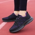 thumbnail image 2 of NOKIO Women'S Durable Running Shoes Stylish Ladies' Sports Shoes Women'S Activewear Footwear Fashion Breathable Mesh Lace Up Sneakers Ladies Shoes Heel Low Flat Cut Casual Dots Women's Sneakers, 2 of 2