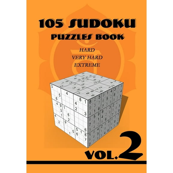 105 Sudoku Puzzles Book: Hard, Very Hard, Extreme Vol 2 (Paperback)