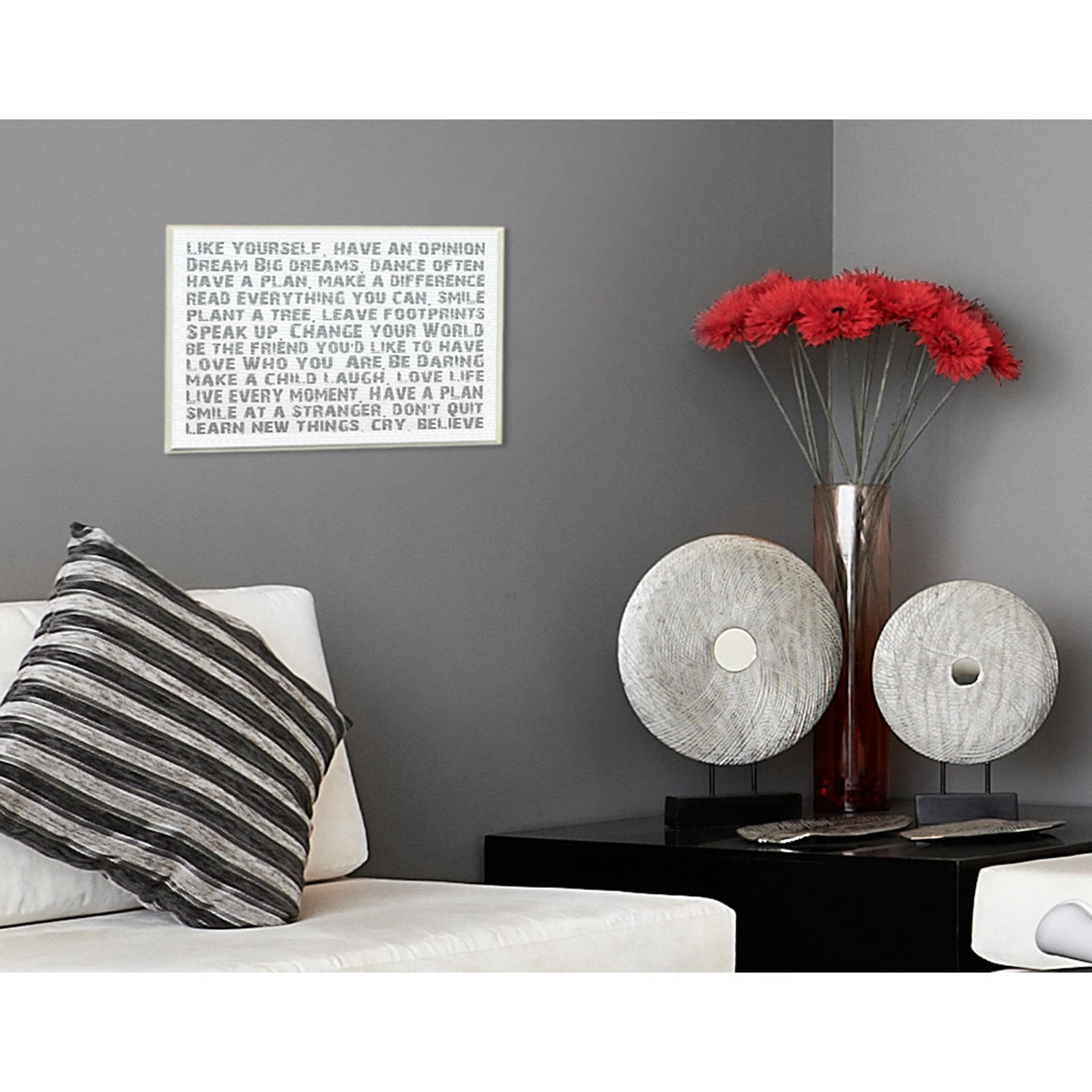 Stupell Like Yourself Inspirational Typography Canvas Art, 16 x 20