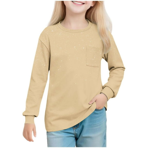 Boat Neck Spandex Shirts for Children Boy Girl Summer Fall Long Sleeve Graphic Top T Shirt Blouse Kid 2025 Clothing Country Concert