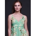 thumbnail image 2 of Bimba Floral Printed Adjustable Spaghetti Strap Long Maxi Dress Summer Beachwear-X-Small, 2 of 6