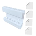 thumbnail image 4 of Soporte para pajitas, fácil de instalar, organizador para pajitas montado en la puerta del gabinete, pajita para beber Blanco, 4 of 9