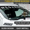 thumbnail image 2 of Mega Racer Silver Black 50 Cal Bullet Antenna for 1999-2026 Chevy Silverado & GMC Sierra – Short Truck Antenna Replacement, 2 of 6