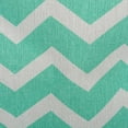 thumbnail image 2 of DII Polyester Container with Handles, Chevron Storage Bin, Large Round, Aqua, 2 of 7