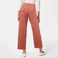 thumbnail image 3 of DuoJiaJ Twill Cropped Wide Leg Pant Plus Size Wide Leg Petite Crop Trousers Stretch Capri Jeans Ankle Denim Pants Women Women’s Linen Casual Pants for Summer, 3 of 5