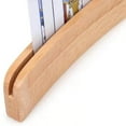 thumbnail image 2 of Wooden Curved Playing Card Holders Widen Base Rack Organizer Trays Poker Card Rack Stable, 2 of 8