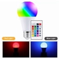 thumbnail image 3 of Bombilla LED inteligente 10W E27 RGB 16 colores con mando a distancia, 3 of 4