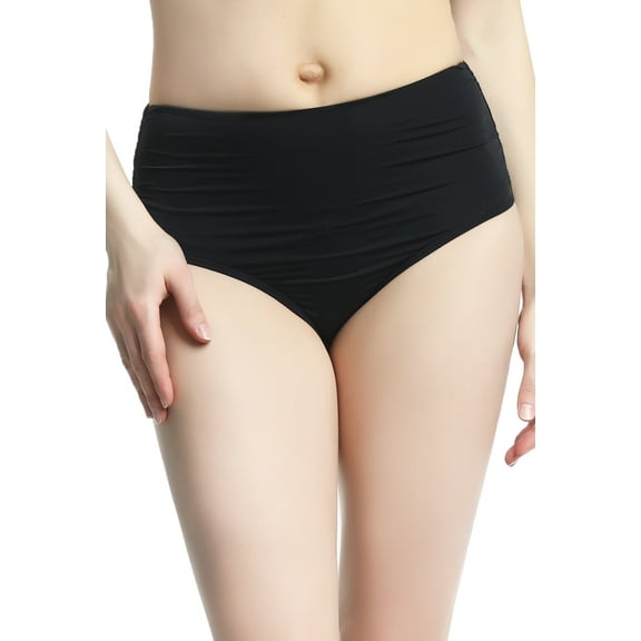 Women's UPF 50  Plus Size High Waist Swim Bottom