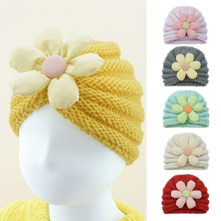 

Zhiyuan Baby Hat Soft Texture Keep Warm Woolen Yarn Knitted Infant Winter Hat for Daily Wear
