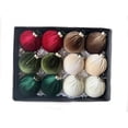 thumbnail image 4 of Hvmvliv Cloth Ball Christmas Decorative Items Holiday Ornaments Christmas Tree and Home Decoration Supplies Multicolor, 4 of 6