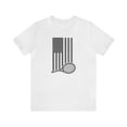 thumbnail image 2 of Tennis Shirt for Women American Flag Racket Unisex Bella Canvas Premium, 2 of 12