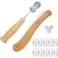 thumbnail image 1 of 2 Pieces Bread Lame Slashing Tool Set with 10 Pieces Replaceable Blades, Stainless Steel Bread Slasher for Bread Bakers/Kitchen Baking, 1 of 6
