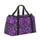 thumbnail image 2 of Disketp Purple Snowflakes Bolsa de Viaje Tipo Duffle, Bolso de Mano para Fin de Semana para Mujer, Bolsa de Gimnasio Ligera para Hombre, Esencial para Viajes, 2 of 7