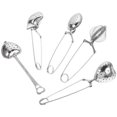 thumbnail image 3 of Shisuyan 1 Set 5Pcs Stainless Steel Tea Infusers with Handles Tea Filter (Assorted Color), 3 of 8