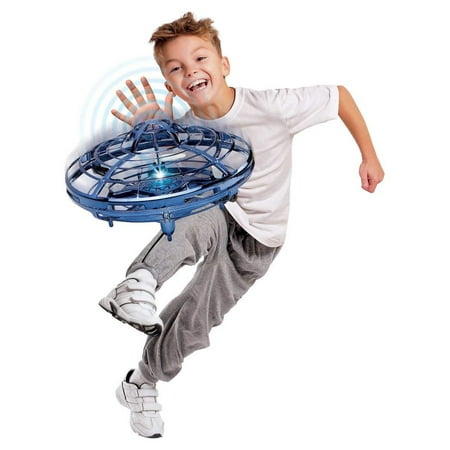 New Motion Controlled UFO Drone Toy- Blue