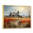 thumbnail image 2 of Designart "Farmhouse composition" Landscapes Floater Framed Wall Art Living Room, 2 of 7