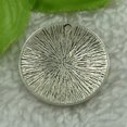 thumbnail image 2 of HOOUN 60pcs tibet silver round and butterfly charms pendant 30X30mm B1963, 2 of 3