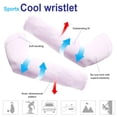 thumbnail image 3 of Basico Unisex Sports Cooling Arm Sleeves UV Protection Sunblock Armwarmers for Bike Hiking Golf Driving(Arm), 3 of 5