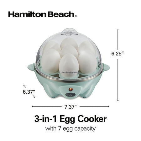 Hamilton Beach - 7-Egg Cooker - Teal
