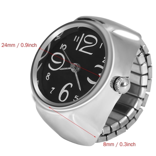 Reloj Reloj de Dedo de 8 Colores Reloj de Dedo de Moda Redondo analógico de Cuarzo Reloj de Amor para Hombres y Mujeres ANGGREK Otros