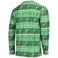 thumbnail image 3 of Men's Concepts Sport Green Oregon Ducks Ugly Sweater Long Sleeve Top and Pants Sleep Set, 3 of 5