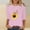 Pink plus size sunflower top a1, variant on thefmos Women Plus Size Fall 3/4 Sleeve Round Neck Sunflower Print Pullover Tops Dressy Casual Loose Graphic Tshirt Blouses Trendy Autumn Vacation Clothes, Pink L