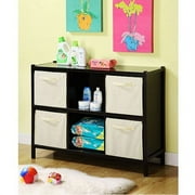 Badger Basket - Six-Cubby Storage Unit, Espresso/Natural