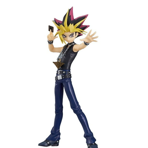 ¡19cm POP UP PARADE Yugi Muto figura yu-gi-oh! Figura de acción de Duel Monsters, chica de mago oscuro, Figura Sexy de Anime, juguetes de Mutou Yūgi Gong Bohan LED