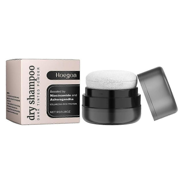 Hoegoa Shampooing Sec Poudre Moelleuse Cheveux Rafraîchissants Coiffure portable Frange Sans Lavage Poudre Sèche