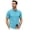 12#Sky Blue, variant on Men's Polo Short Sleeve Shirts Moisture Wicking Quick Dry Collared Solid Color Shirt Classic Fit Business Casual Tops Fluorescence Yellow 3XL