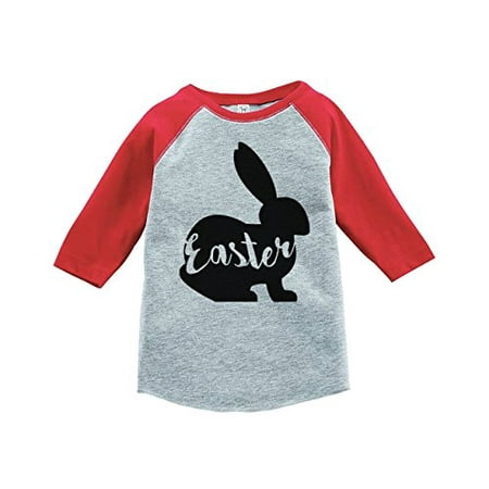 

Custom Party Shop Baby s Easter Bunny Happy Easter Red Raglan