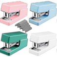 thumbnail image 1 of 4 Pieces Small Staplers Mini Stapler With Staples Assorted Color Small Stapler With Staples Colorful Tiny Stapler Cute Portable Stapler Stationery Off, 1 of 4