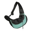 thumbnail image 1 of Bolsa de transporte para mascotas de tela Oxford, cremallera ajustable portátil, forro Flexible transpirable, bolsos de hombro de viaje Hábitats y jaulas para animales pequeños Azul Cielo Pequeño Greeniant  PT004329-06, 1 of 6
