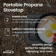 Propane Stovetop, Portable Lightweight Camping Stove, 22 inches, 2