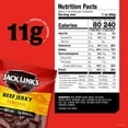 thumbnail image 6 of Jack Link’s Beef Jerky, Teriyaki, Made with 100% Beef, 11g of Protein per Serving, 2.85 oz Bag, 6 of 9