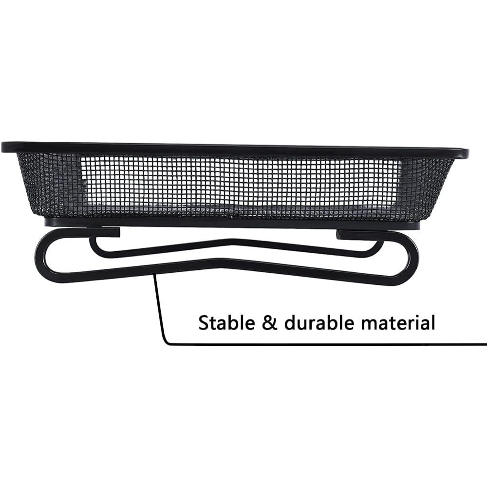 PEACNNG Platform Ground Bird Feeder Tray, Metal Mesh Seed Tray for Feeding Birds, Garden Decoration for Wild Birds and Squirrels