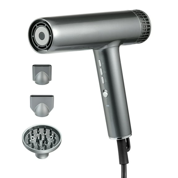 KFFKFF Hair Dryer, 3 Million Negative Ionic Blow Dryer with 98,000 RPM High-Speed Blow Dryer, 3 Temperatures & 3 Speeds Brushless Motor for Fast Drying, Low Noise Thermo-Control Hairdryer