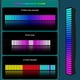 thumbnail image 2 of Kuymtek Tira de luces LED Control de sonido Pickup Ritmo Luz Ambiente RGB Música Lámpara, 2 of 9