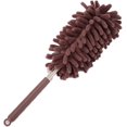 thumbnail image 1 of Microfiber Feather Duster, Up to 30 Inches (Approx. 76.2 cm) - Retractable and Bendable Washable Mini Duster for Cleaning Ceiling Fans, High Ceilings, Blinds, Furniture, Car (Chocolate), 1 of 8