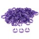 thumbnail image 2 of 100pcs Clip de Plástico en Anillos de piezarna Etiqueta de piezaza para Pollo Aves Pequeñas Gallo 2.0cm púrpura Yotijar Pinzas de anillo de aves numeradas, 2 of 10