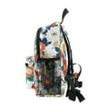 thumbnail image 4 of FORMRS School Backpack with Front Zippered Pocket 12" Student Travel Daypack, Colorful Flowers Pattern, 4 of 6