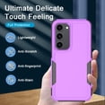thumbnail image 6 of Designed for Samsung Galaxy S23 Plus 5G & Galaxy S23+ Case [Not for S23],Heavy-Duty Tough Rugged Lightweight Slim Shockproof Protective Men Women Phone Cover for Galaxy S23 Plus [Purple/Black], 6 of 13