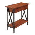 thumbnail image 1 of Mesa auxiliar Tucson Flip Top con estación de carga y estante Convenience Concepts R4-0168, 1 of 2