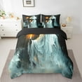 thumbnail image 2 of Manfei Halloween Ghost Bedding Sets King Size,Festival Theme Bed in a Bag King size,Black White Bedding King Size,Lightweight Abstract Room Decorative,Reversible,7-Piece, 2 of 6