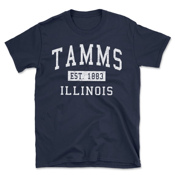 Tamms Illinois Classic Established Men's Cotton T-Shirt