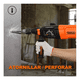 thumbnail image 4 of Rotomartillo electroneumático 800W de potencia, Naranja y Negro, 4 of 5