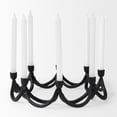 thumbnail image 2 of Mercana Seraph Round Candle Holder in Black, 2 of 5